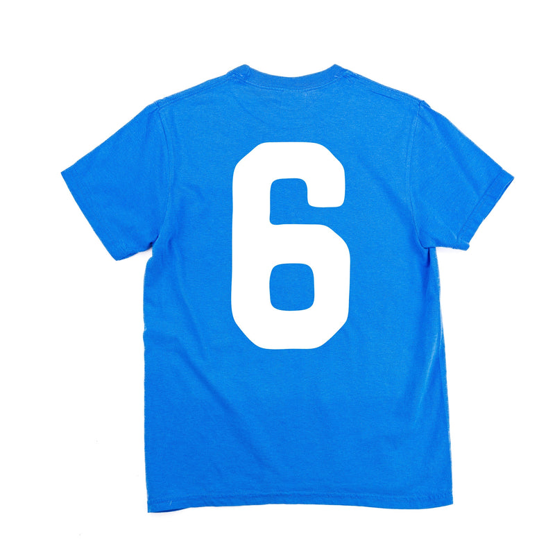 Embossed Embroidery - Play Ball - Custom Number Comfort Colors Tee