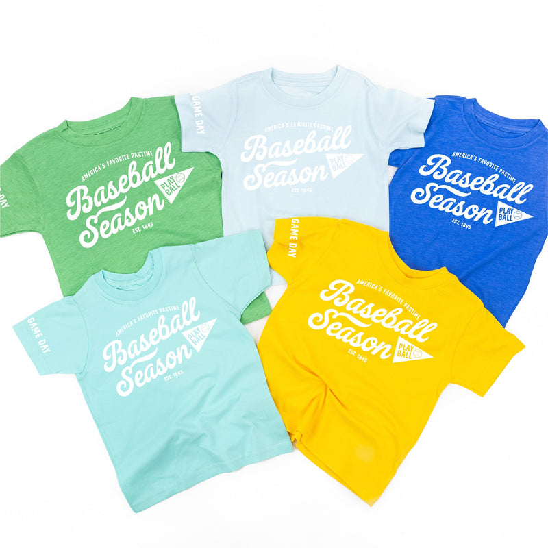 Baseball Season Est. 1845 - Custom Number - Child Tee