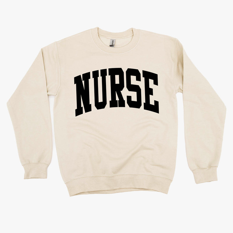 NURSE (Varsity) - BASIC FLEECE CREWNECK