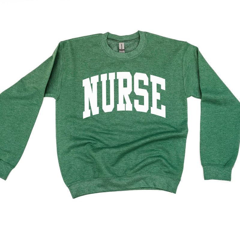 NURSE (Varsity) - BASIC FLEECE CREWNECK