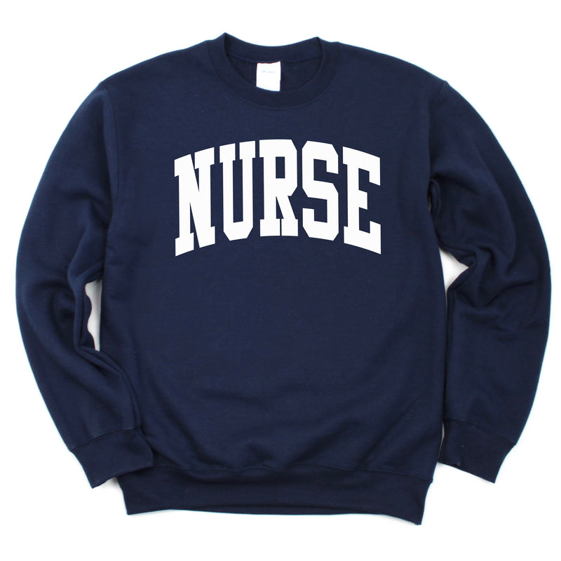 NURSE (Varsity) - BASIC FLEECE CREWNECK