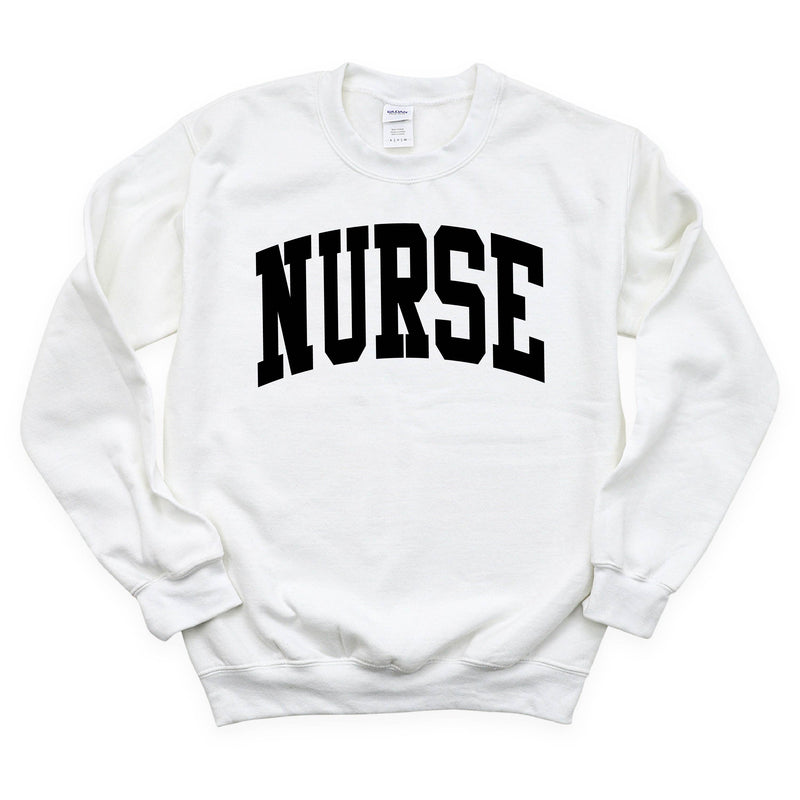NURSE (Varsity) - BASIC FLEECE CREWNECK