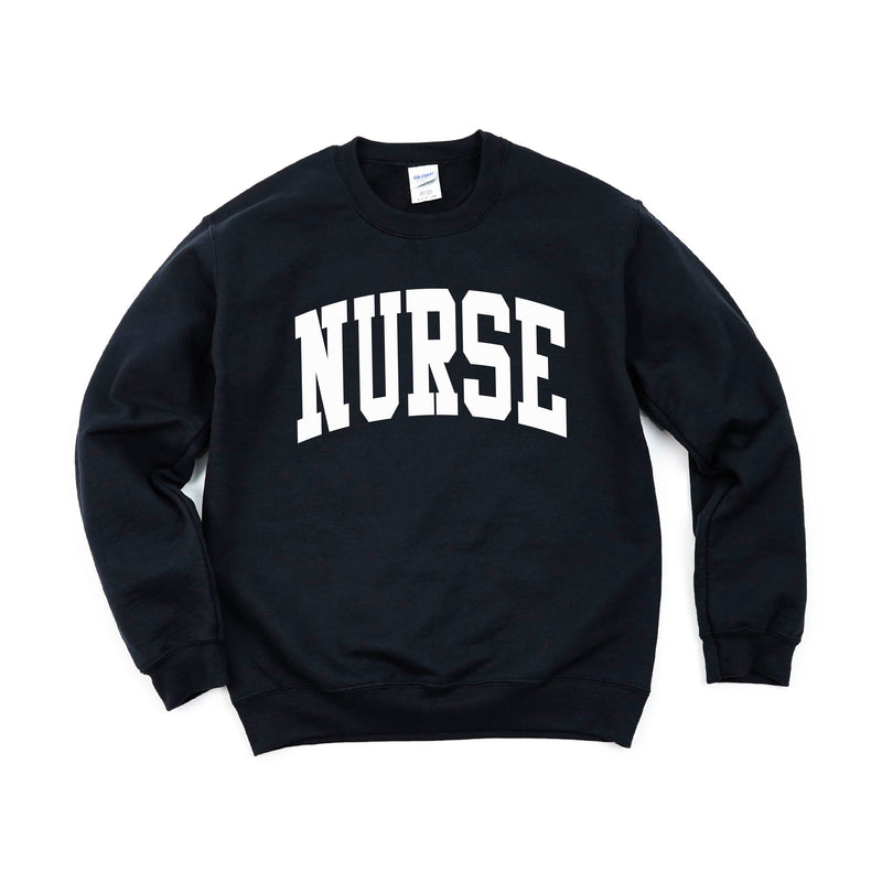 NURSE (Varsity) - BASIC FLEECE CREWNECK