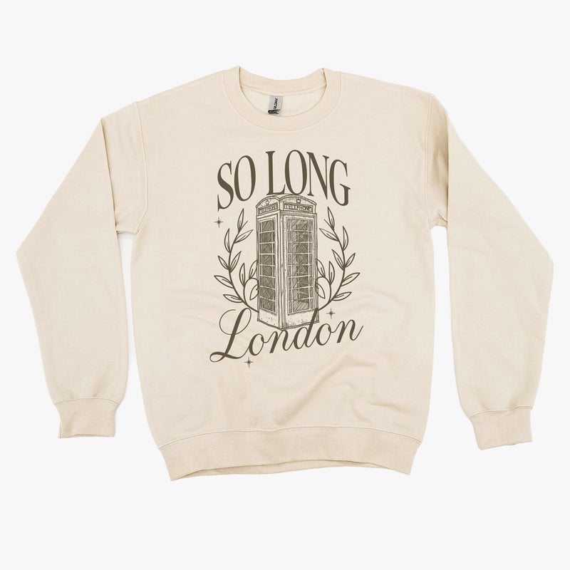 SO LONG LONDON - Basic Fleece Crewneck