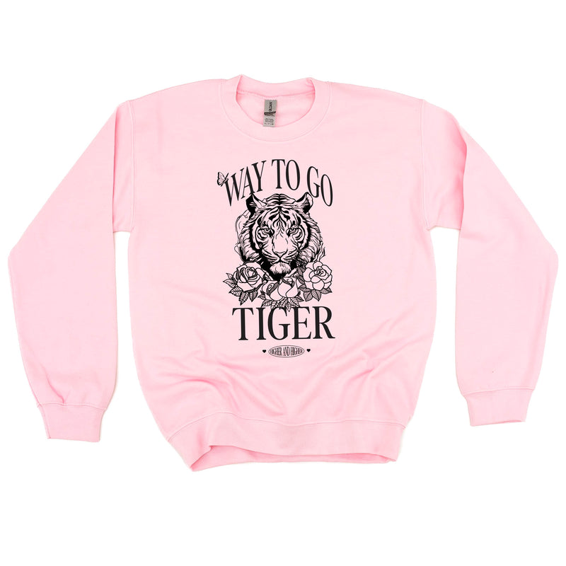 WAY TO GO TIGER - HIGHER AND HIGHER - Basic Fleece Crewneck