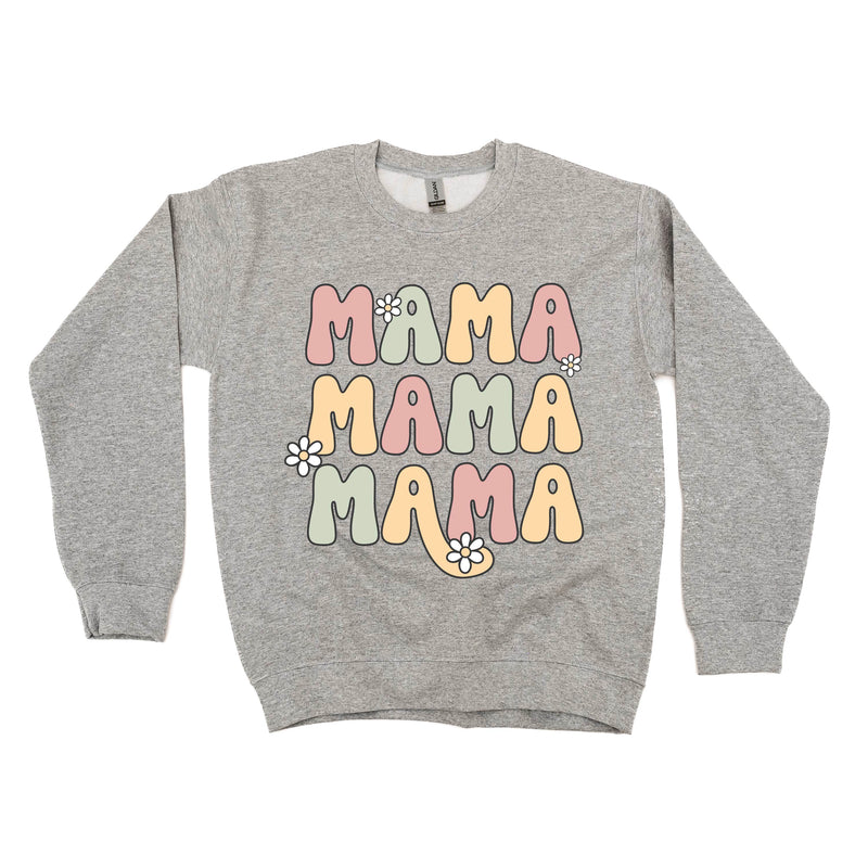 MAMA x3 with Daisies - BASIC Fleece