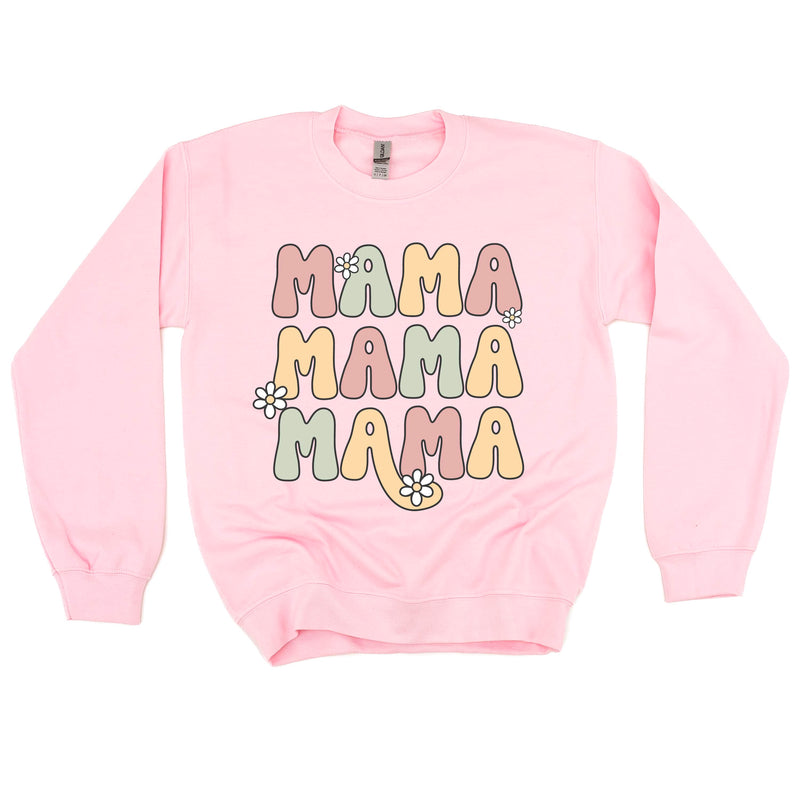 MAMA x3 with Daisies - BASIC Fleece