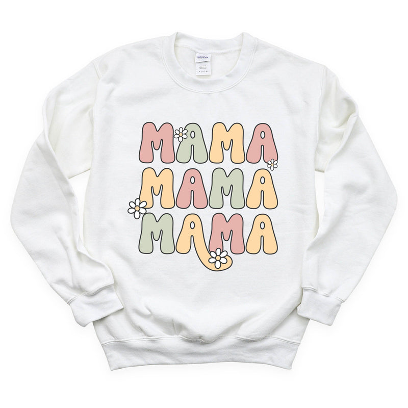 MAMA x3 with Daisies - BASIC Fleece