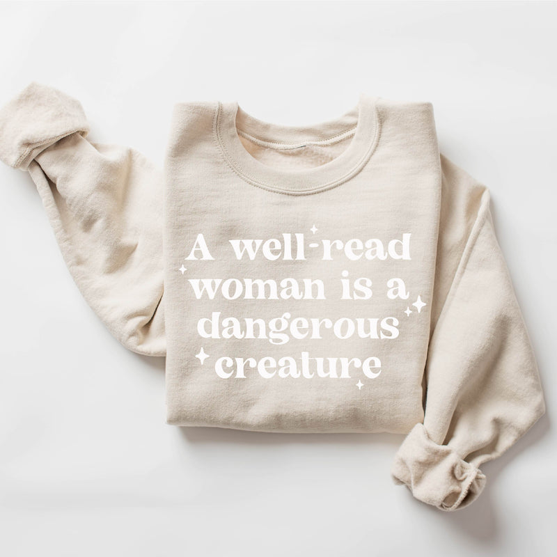 A Well-Read Woman Is A Dangerous Creature - Basic Fleece