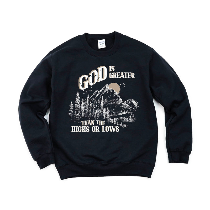 God Is Greater Than The Highs Or Lows - BASIC Fleece