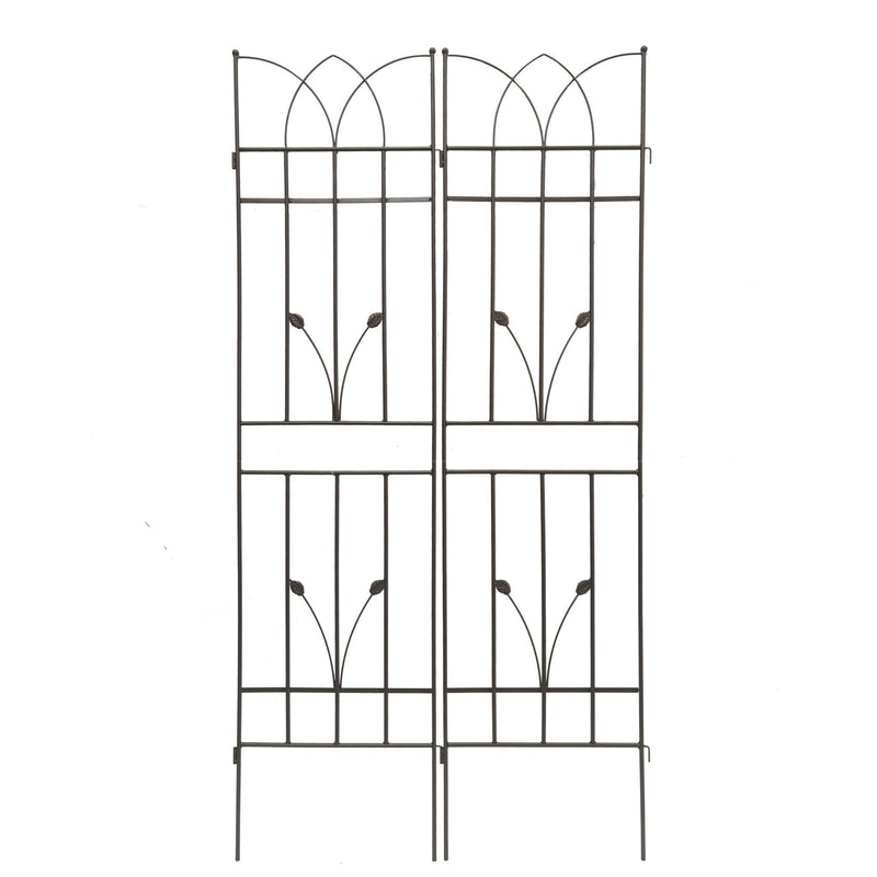 Metal Garden Trellis Rustproof For Climbing Plants Outdoor Flower Support