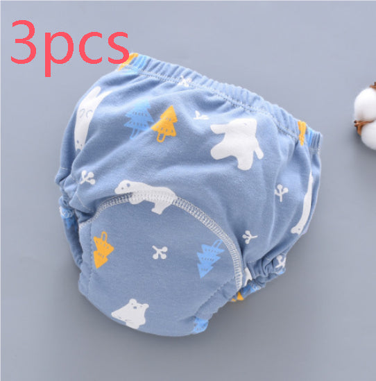 Baby Training Pants Washable 6-layer Gauze Diaper Cover Learning