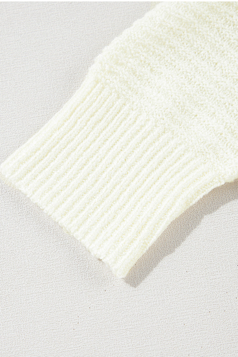 Eleanor Shoulder Bubble Sleeve Sweater