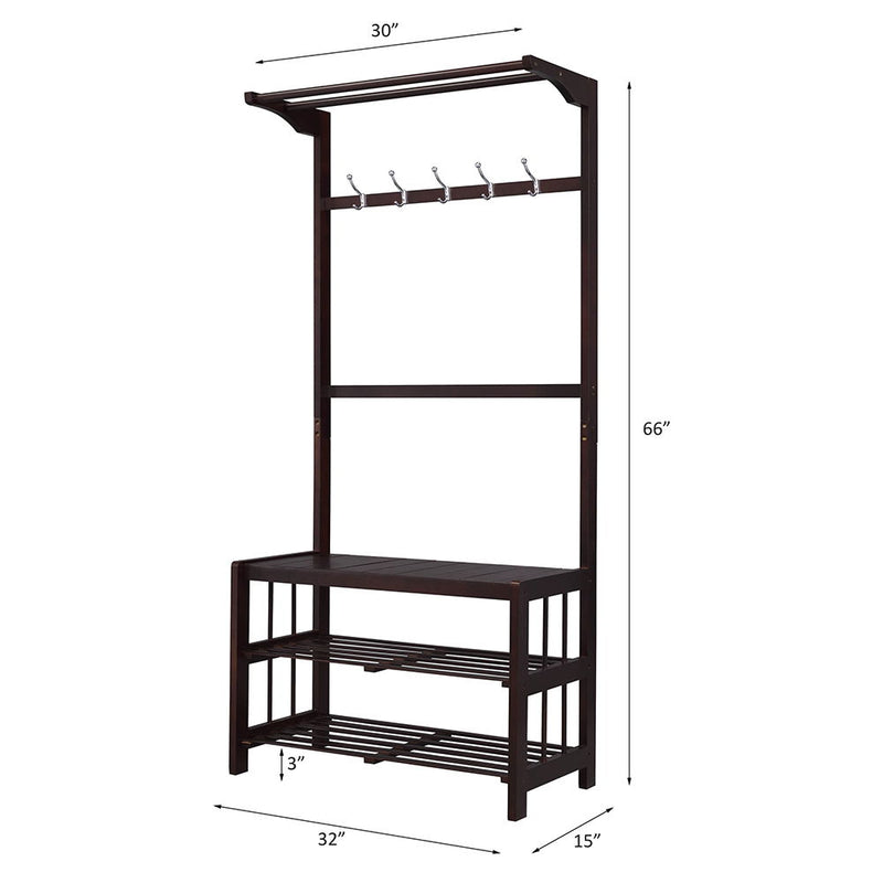 Pieria - Hall Tree - Espresso