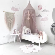 New Kids Baby Chiffon Mosquito Net Romantic Pink Princess Canopy Tent Bed Curtain for Adult Girls Nordic Style Home Decoration