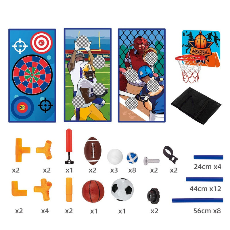 5-in-1 Basketball Shooting Stand Toy Set