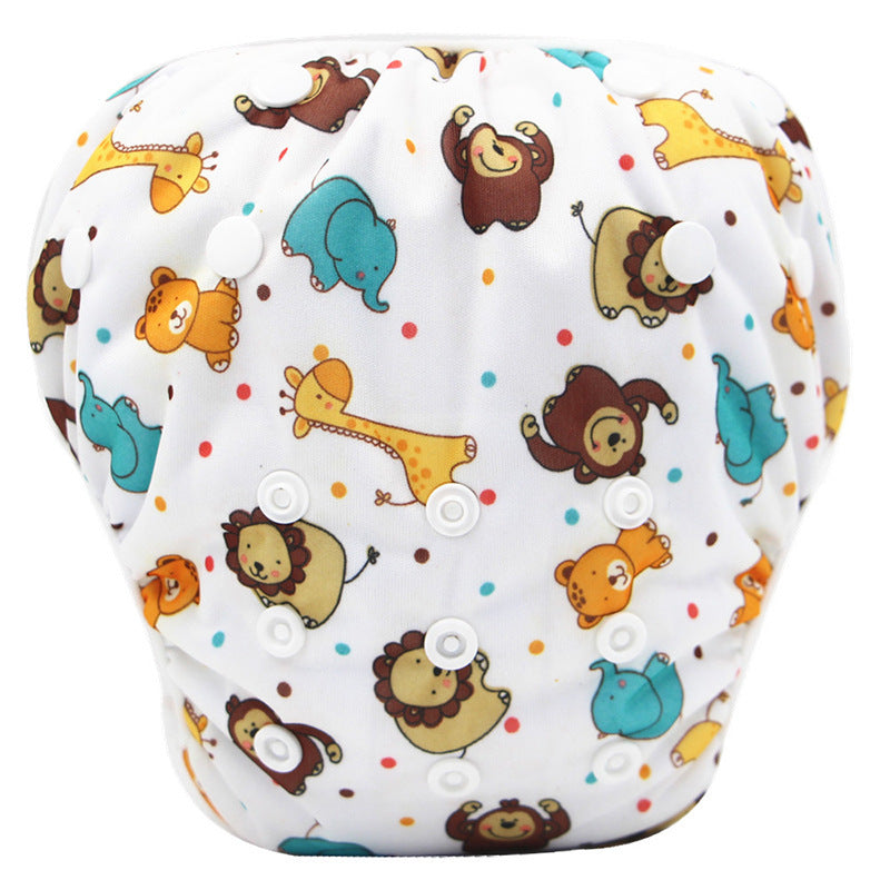 Fashionable Children's Cartoon Swim Trunks