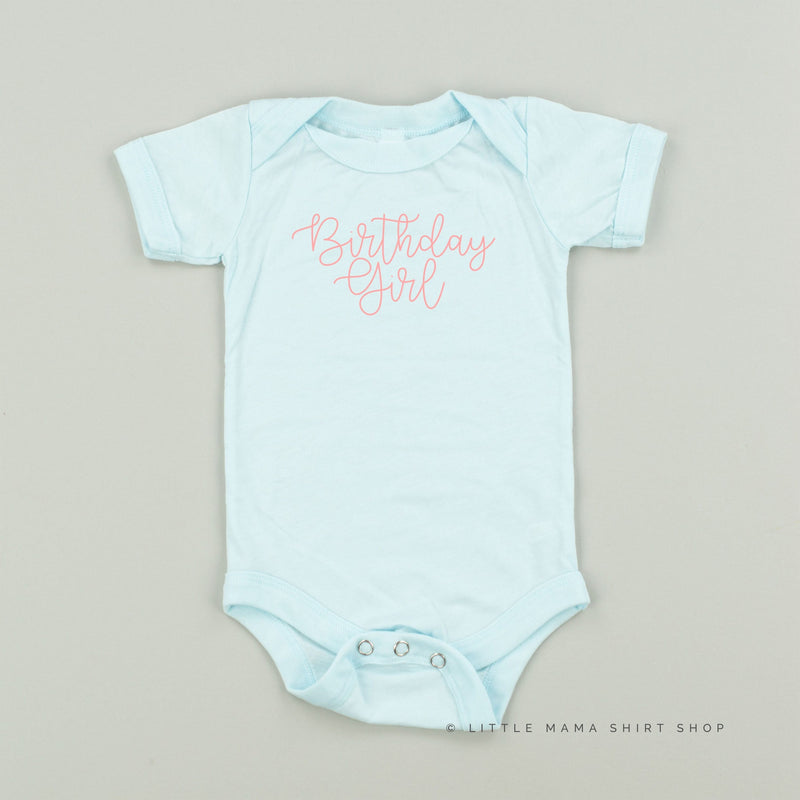 Birthday Girl - New Cursive - Child Tee