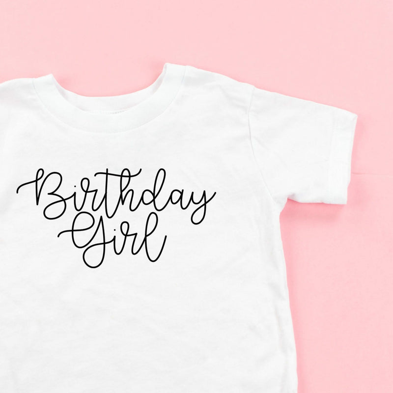 Birthday Girl - New Cursive - Child Tee