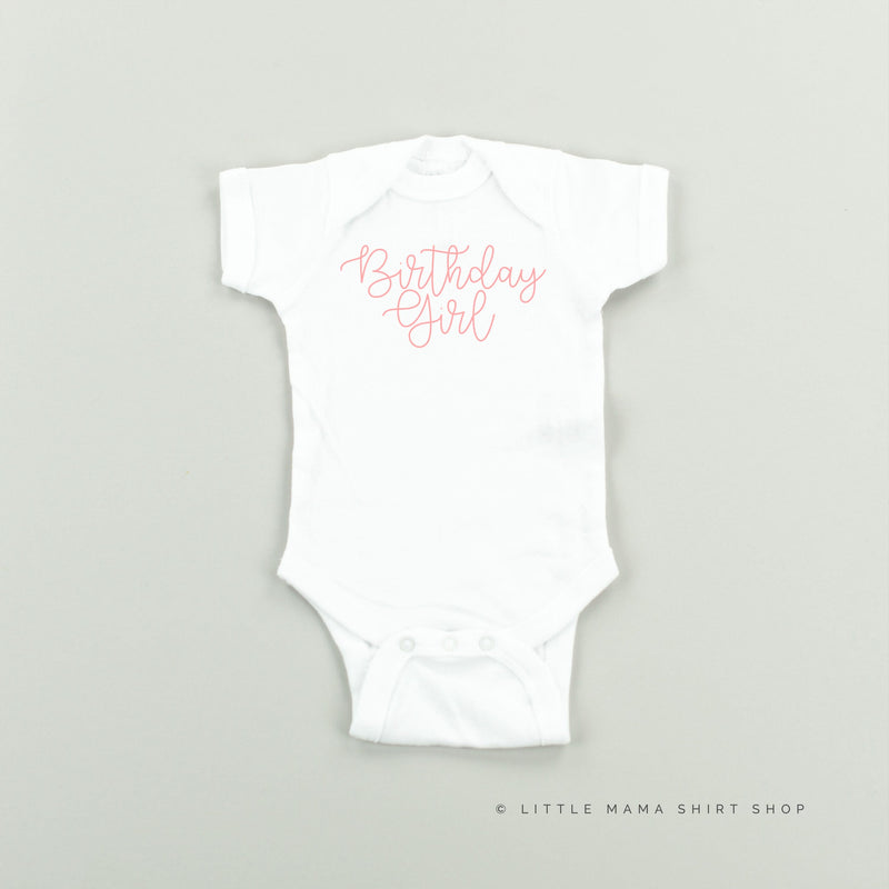 Birthday Girl - New Cursive - Child Tee