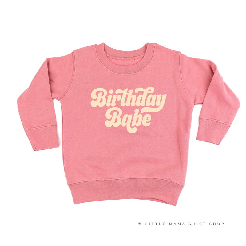 Birthday Babe (Retro) - Child Sweater