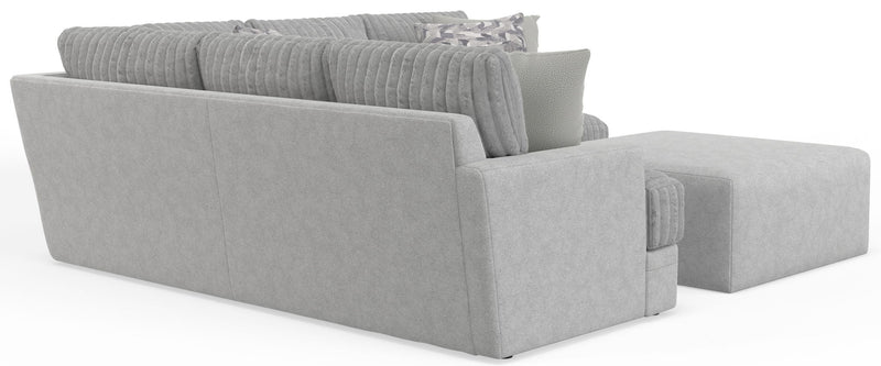 Titan - Sectional With Comfort Coil Seating, Cocktail Ottoman And Accent Pillows Included