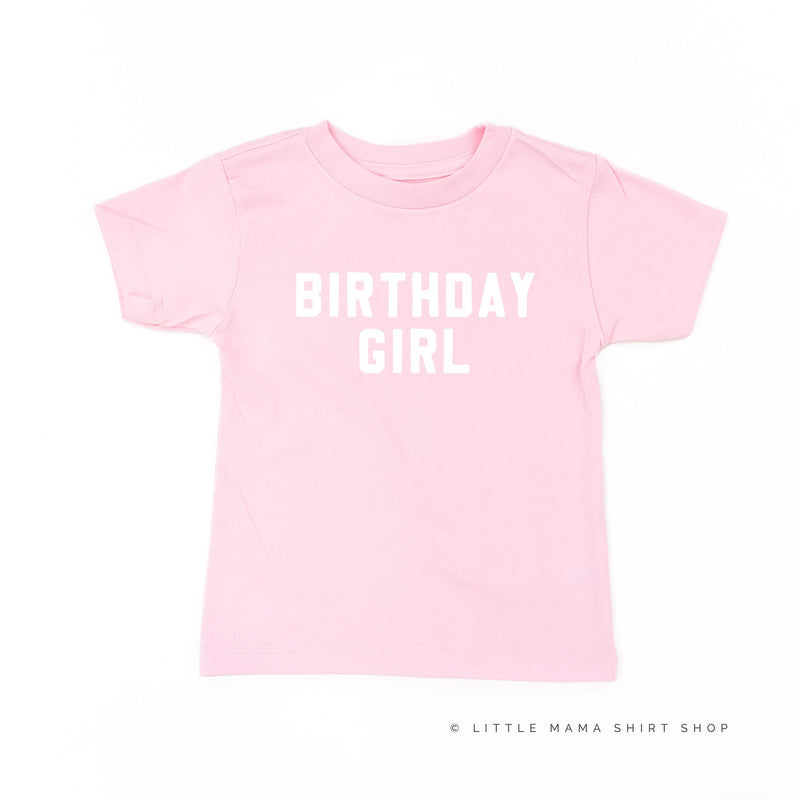 Birthday Girl - Block Font - Child Tee
