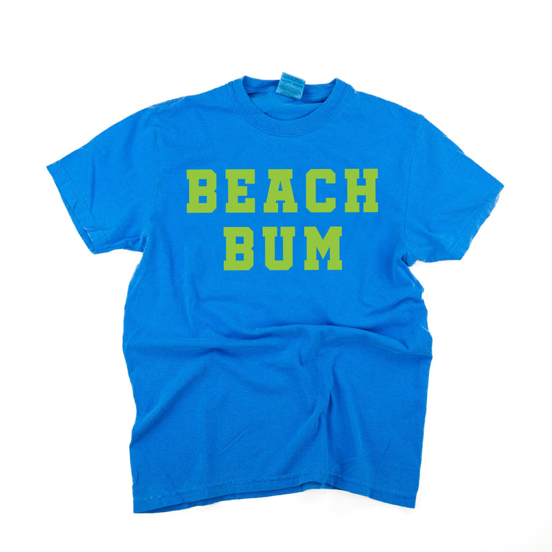 Beach Bum (front) / Ocean Sunset (back) - Comfort Colors Tee