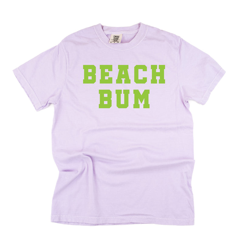 Beach Bum (front) / Ocean Sunset (back) - Comfort Colors Tee