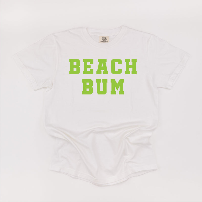 Beach Bum (front) / Ocean Sunset (back) - Comfort Colors Tee