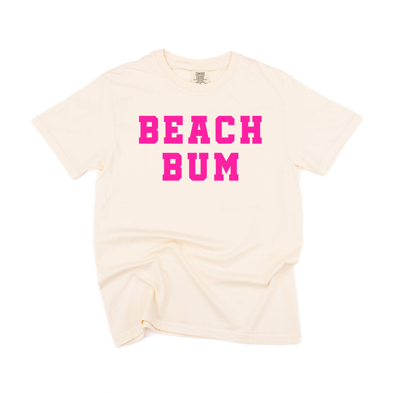 Beach Bum (front) / Ocean Sunset (back) - Comfort Colors Tee
