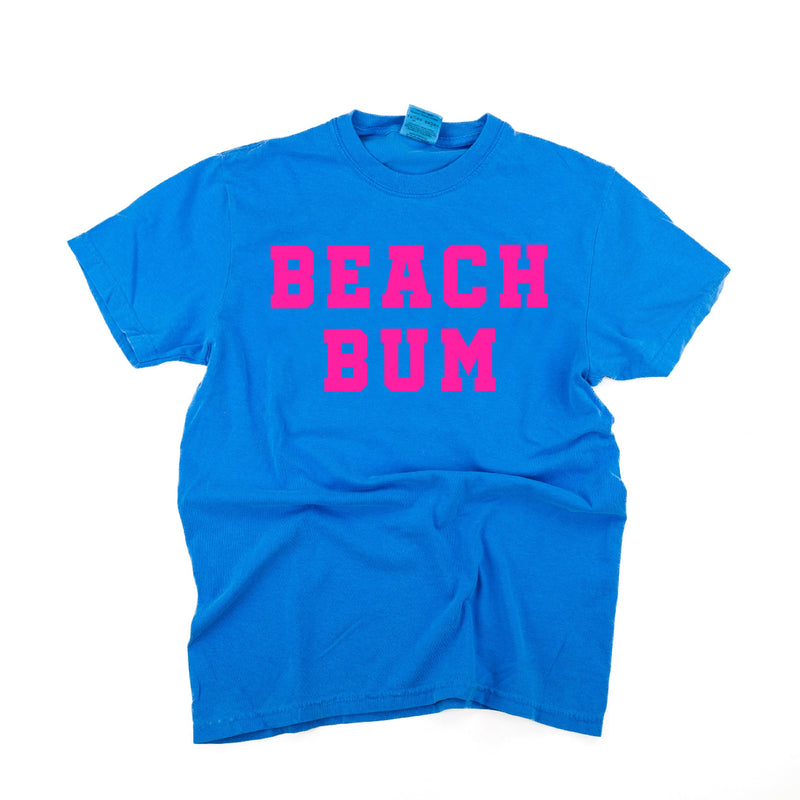Beach Bum (front) / Ocean Sunset (back) - Comfort Colors Tee