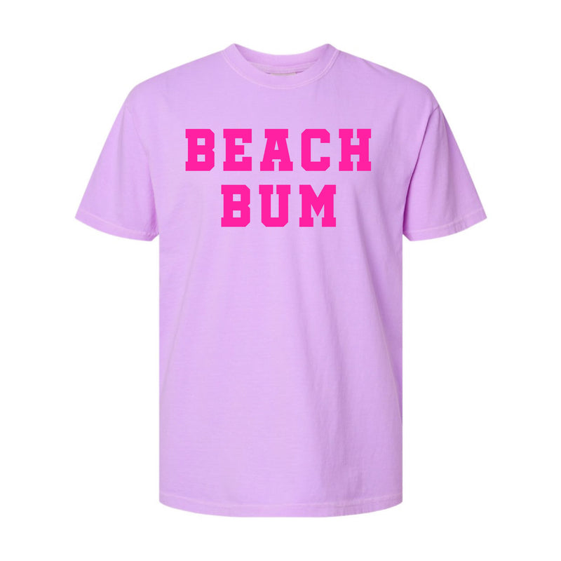Beach Bum (front) / Ocean Sunset (back) - Comfort Colors Tee