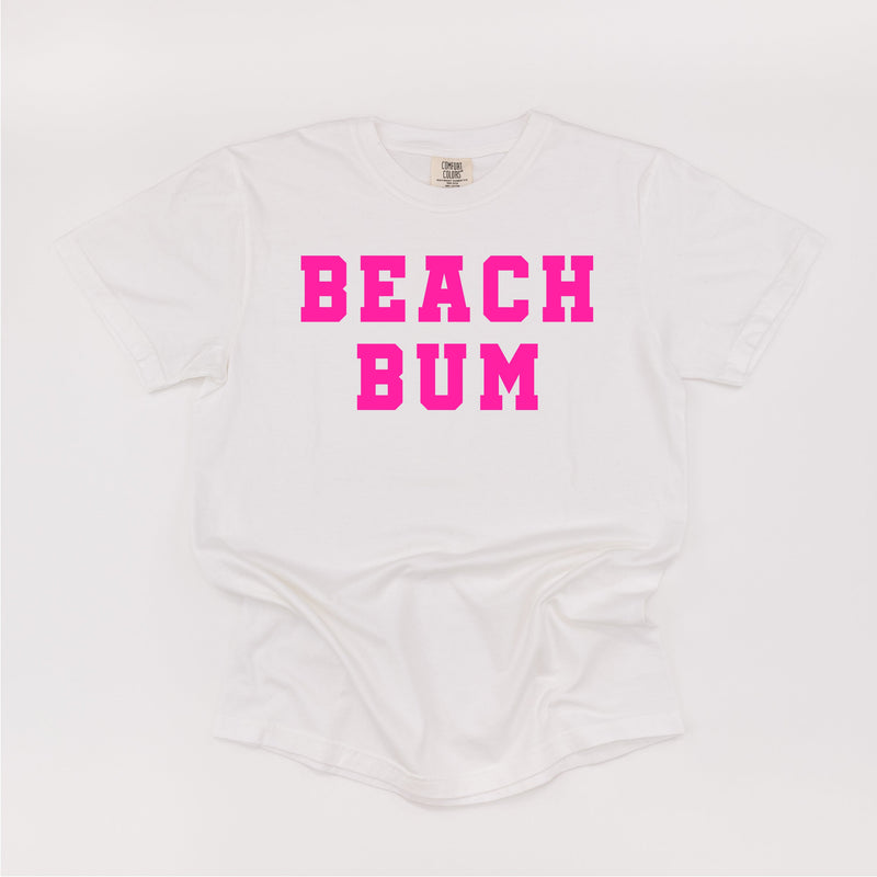 Beach Bum (front) / Ocean Sunset (back) - Comfort Colors Tee