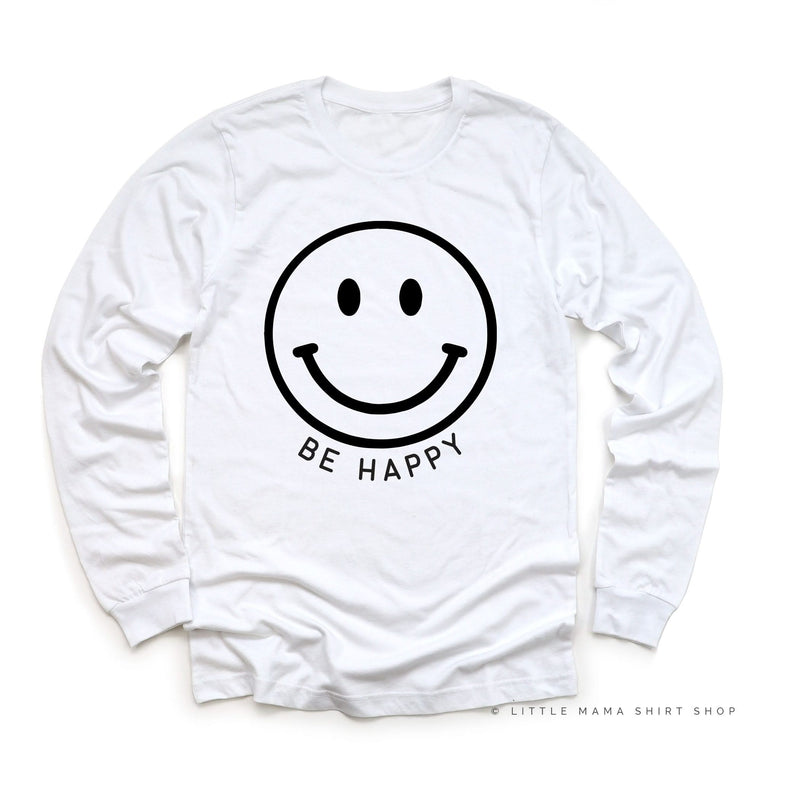 Be Happy - Smiley Face - Child Long Sleeve Tee