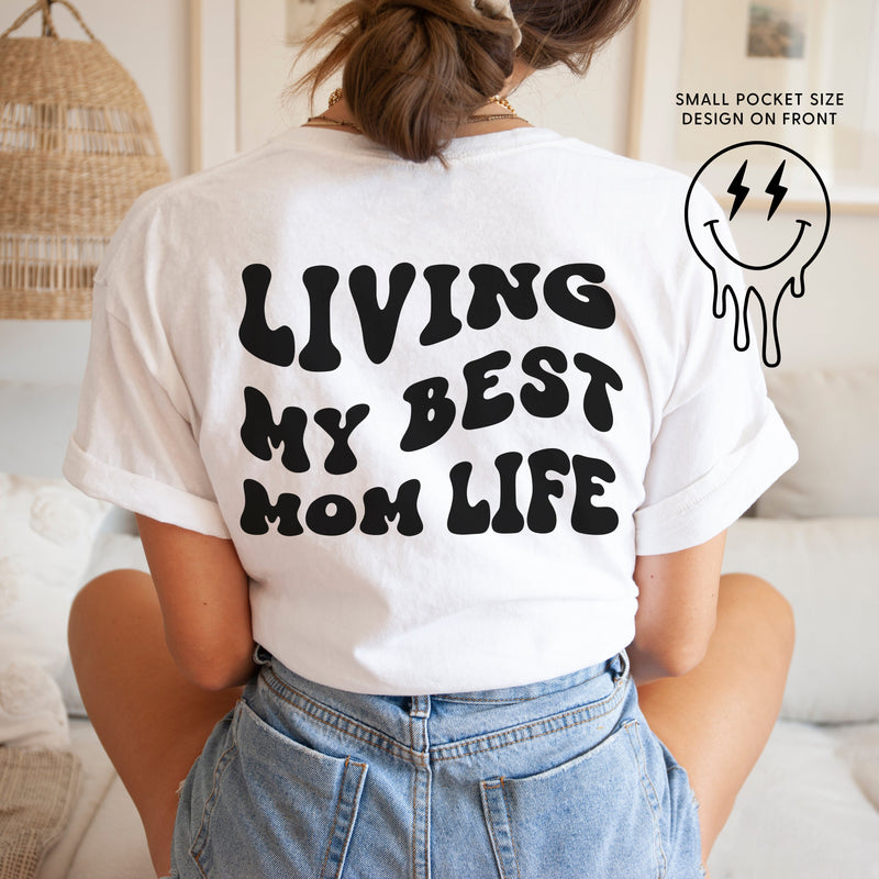 Living My Best Mom Life - (w/ Melty Lightning Eyes)  - Unisex Tee