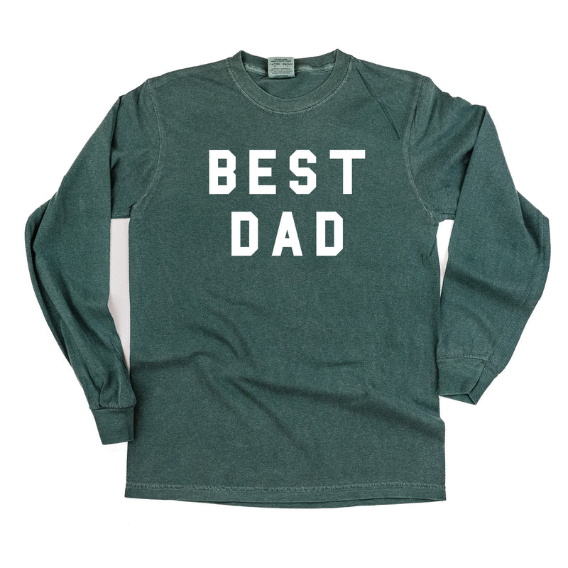 Best Dad - Long Sleeve Comfort Colors Tee