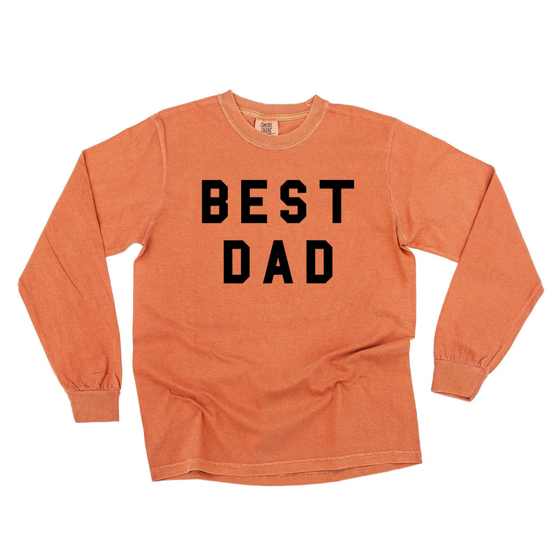 Best Dad - Long Sleeve Comfort Colors Tee