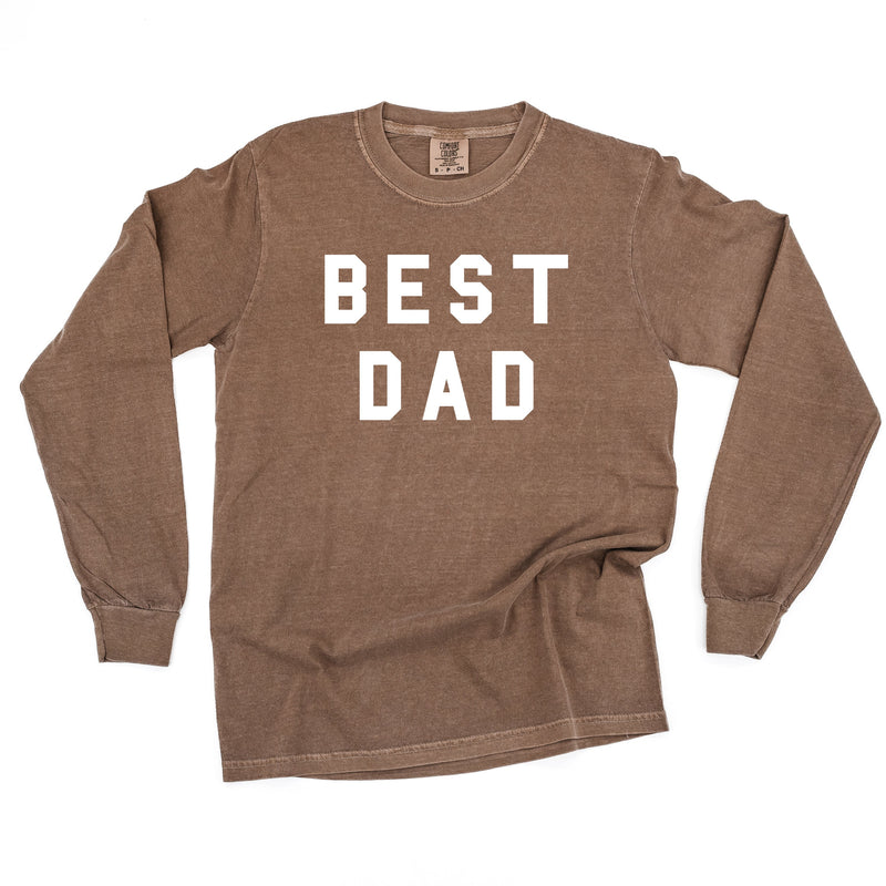 Best Dad - Long Sleeve Comfort Colors Tee