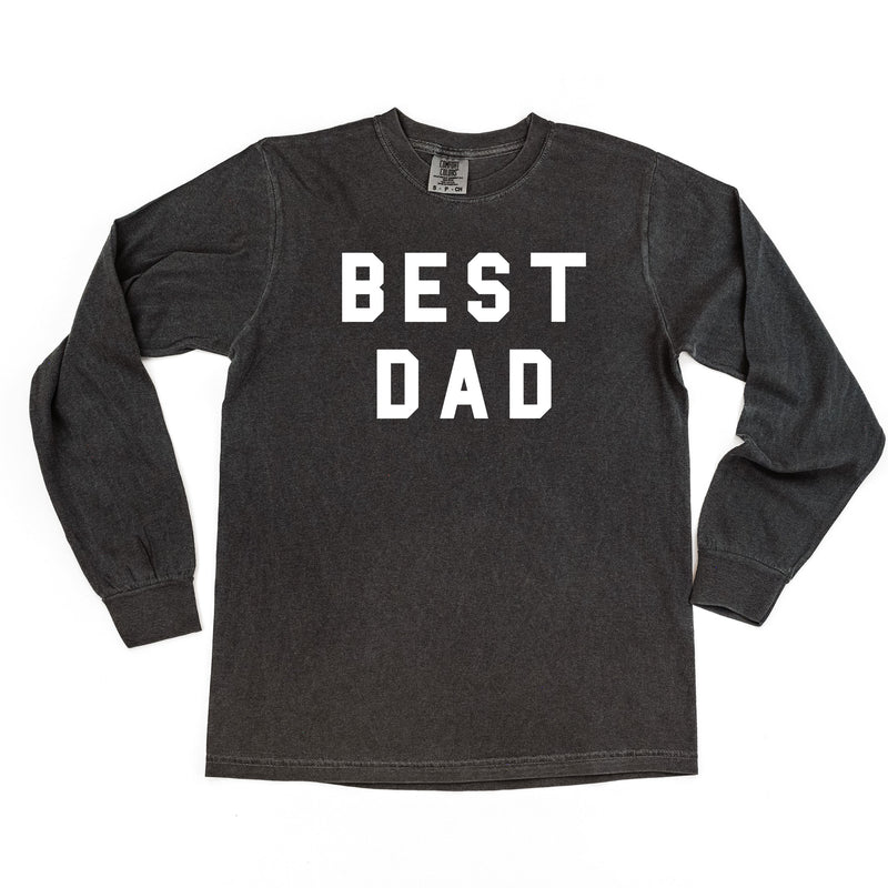 Best Dad - Long Sleeve Comfort Colors Tee