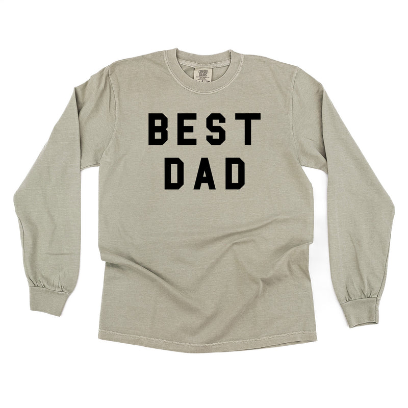 Best Dad - Long Sleeve Comfort Colors Tee