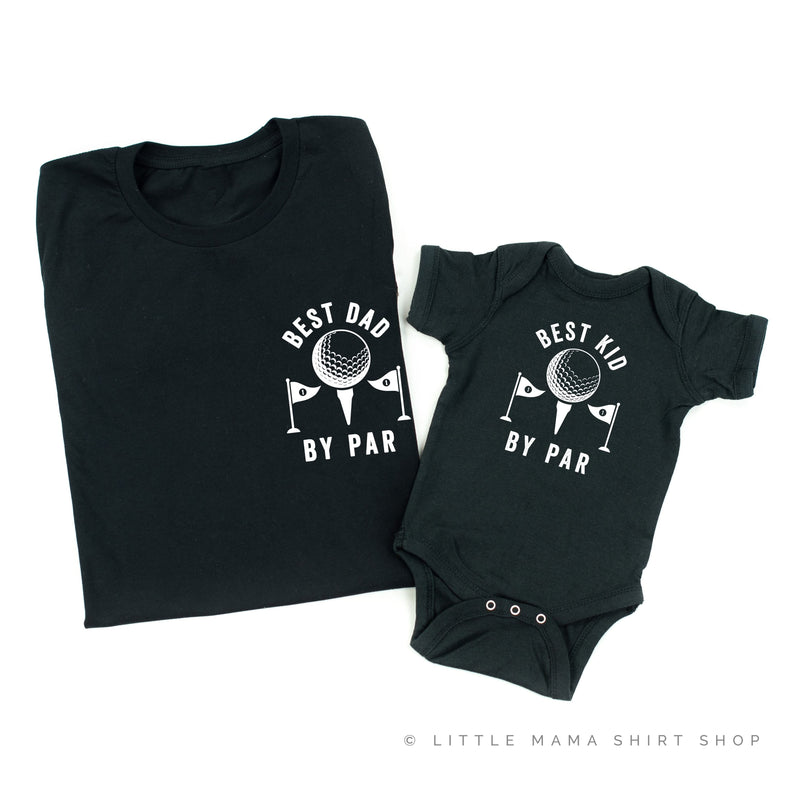 Best Dad / Kid By Par - Set of 2 Tees