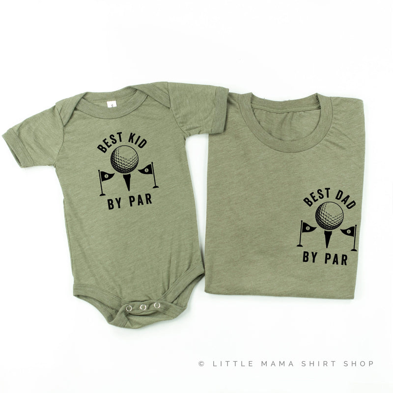 Best Dad / Kid By Par - Set of 2 Tees