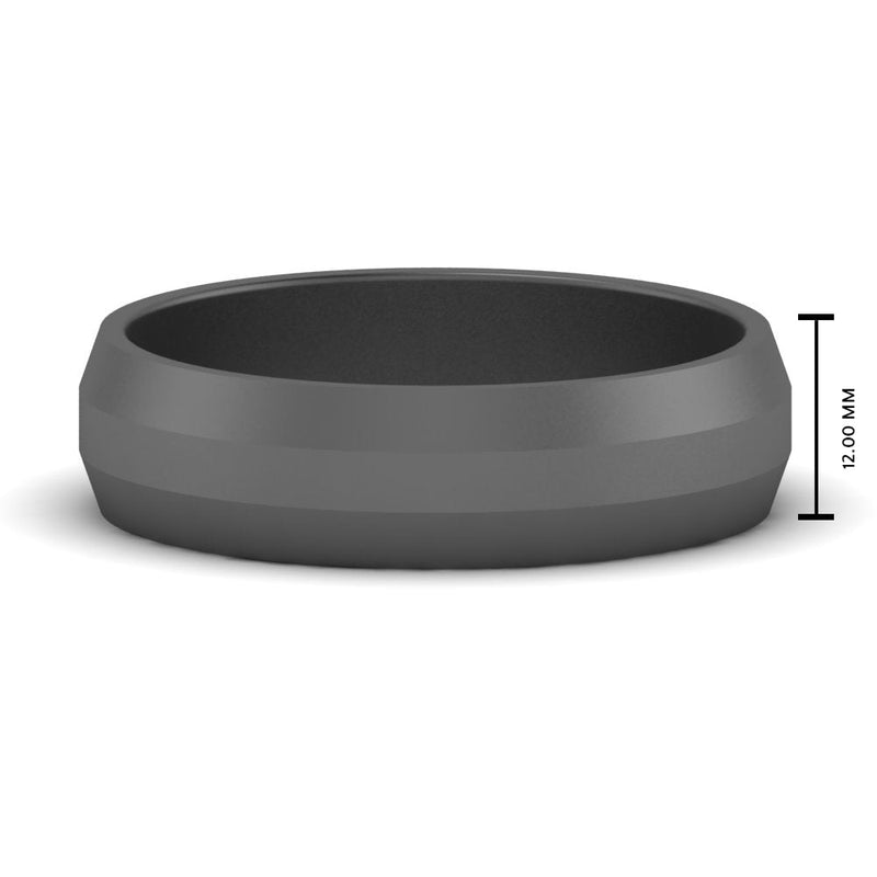 Wedding Band Beveled Edge Matte