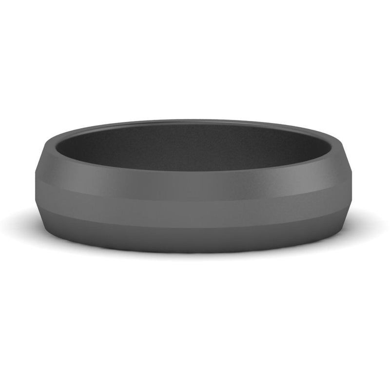Wedding Band Beveled Edge Matte