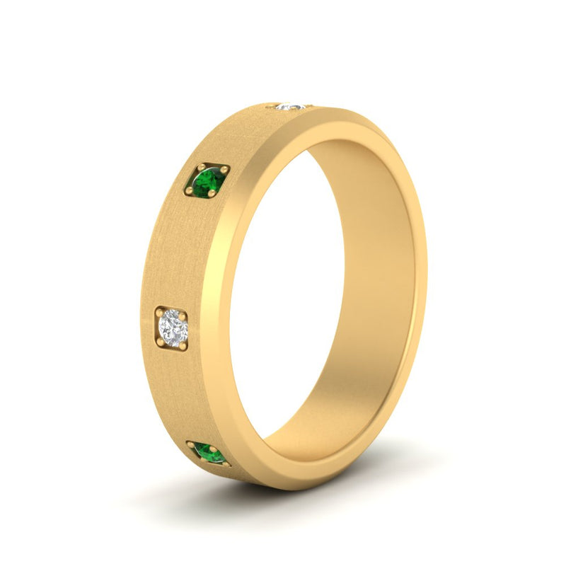 Beveled Mens Promise Ring