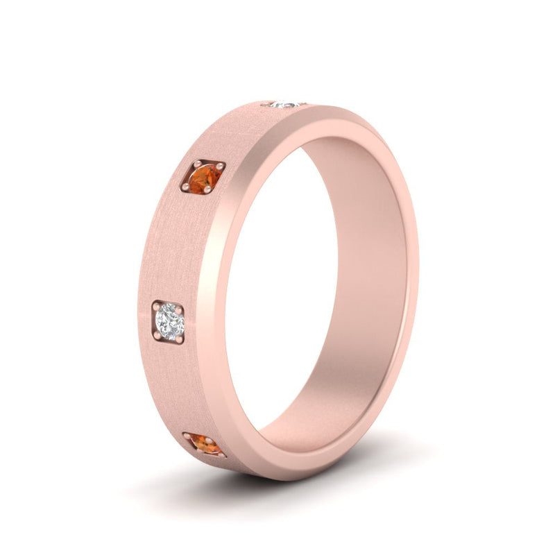 Beveled Mens Promise Ring