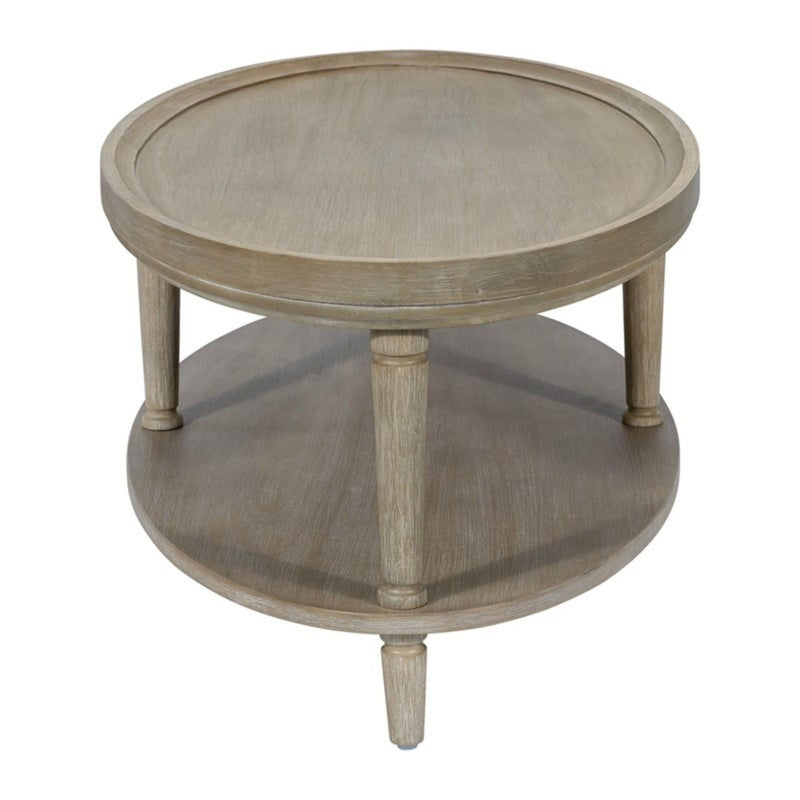 Bedford - Oval Coffee Table With Shelf - Natural
