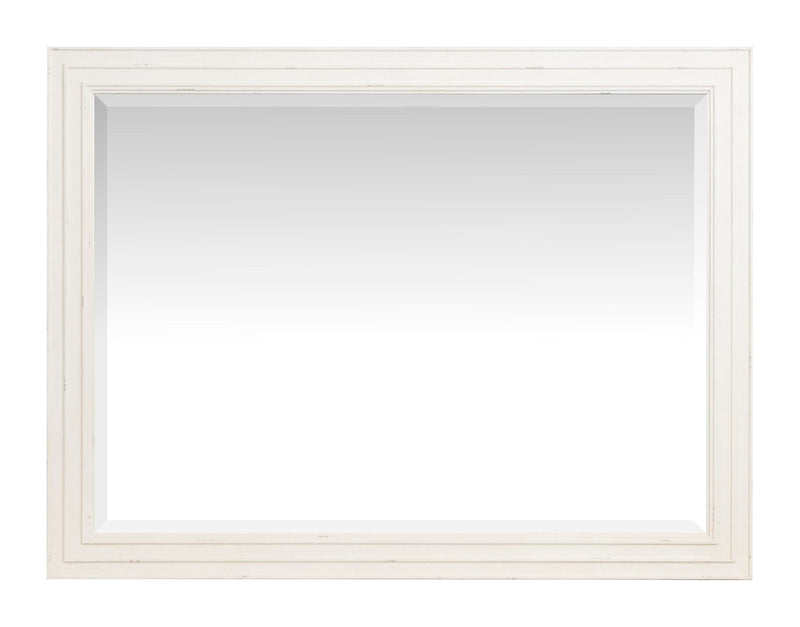 Echo Isles - Landscape Mirror - Sea Pearl And Driftwood