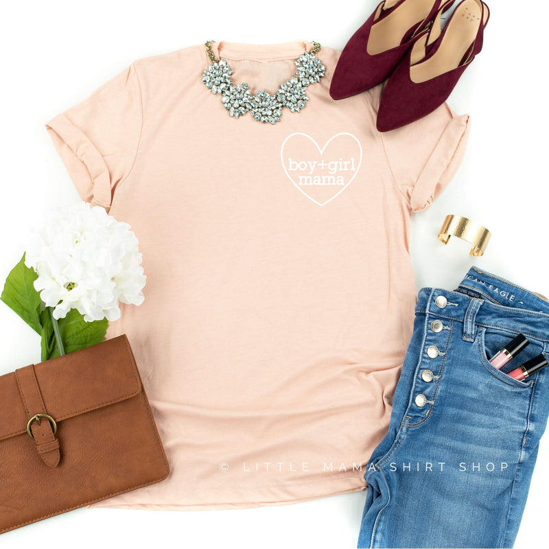 Boy + Girl Mama ♥ - Unisex Tee